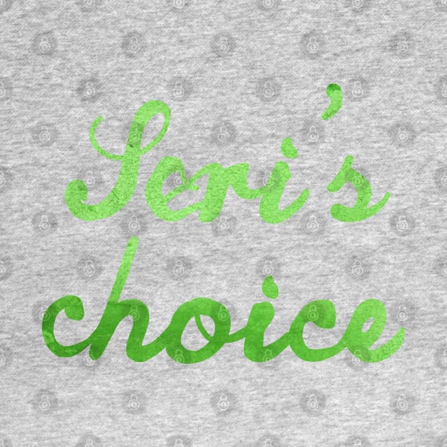 Seri's choice by tepudesigns